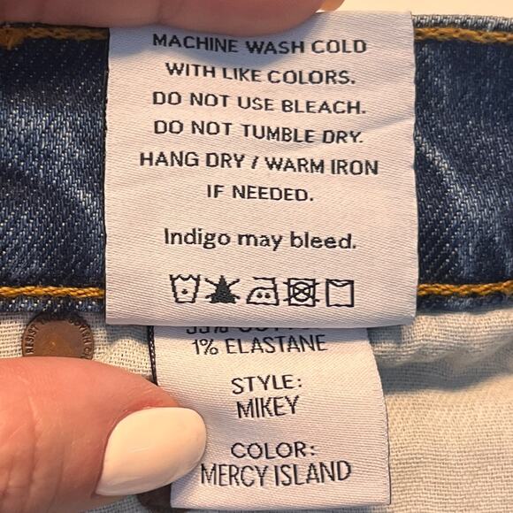 Boyish Mikey High Rise Straight Ankle Jeans in Mercy Island 25 NWT - Picture 8 of 11